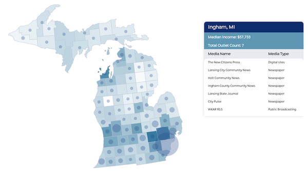 The Medill Map of Local News Just Got Penetrable